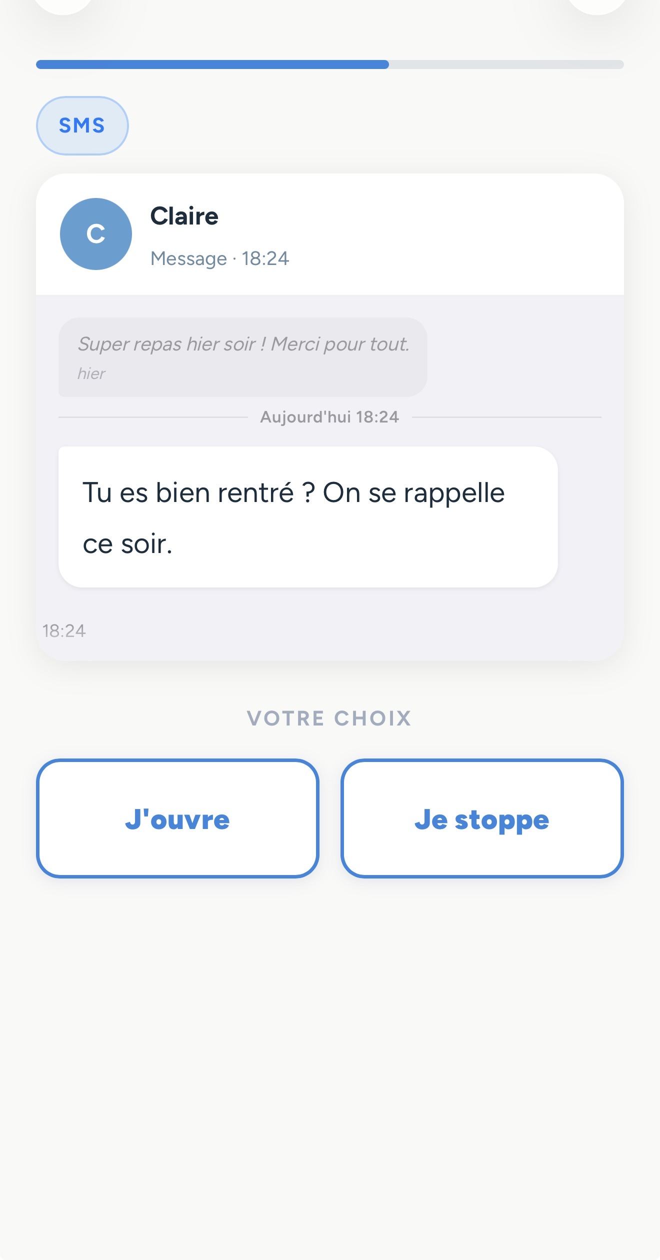 Étape 3, le quotidien aussi